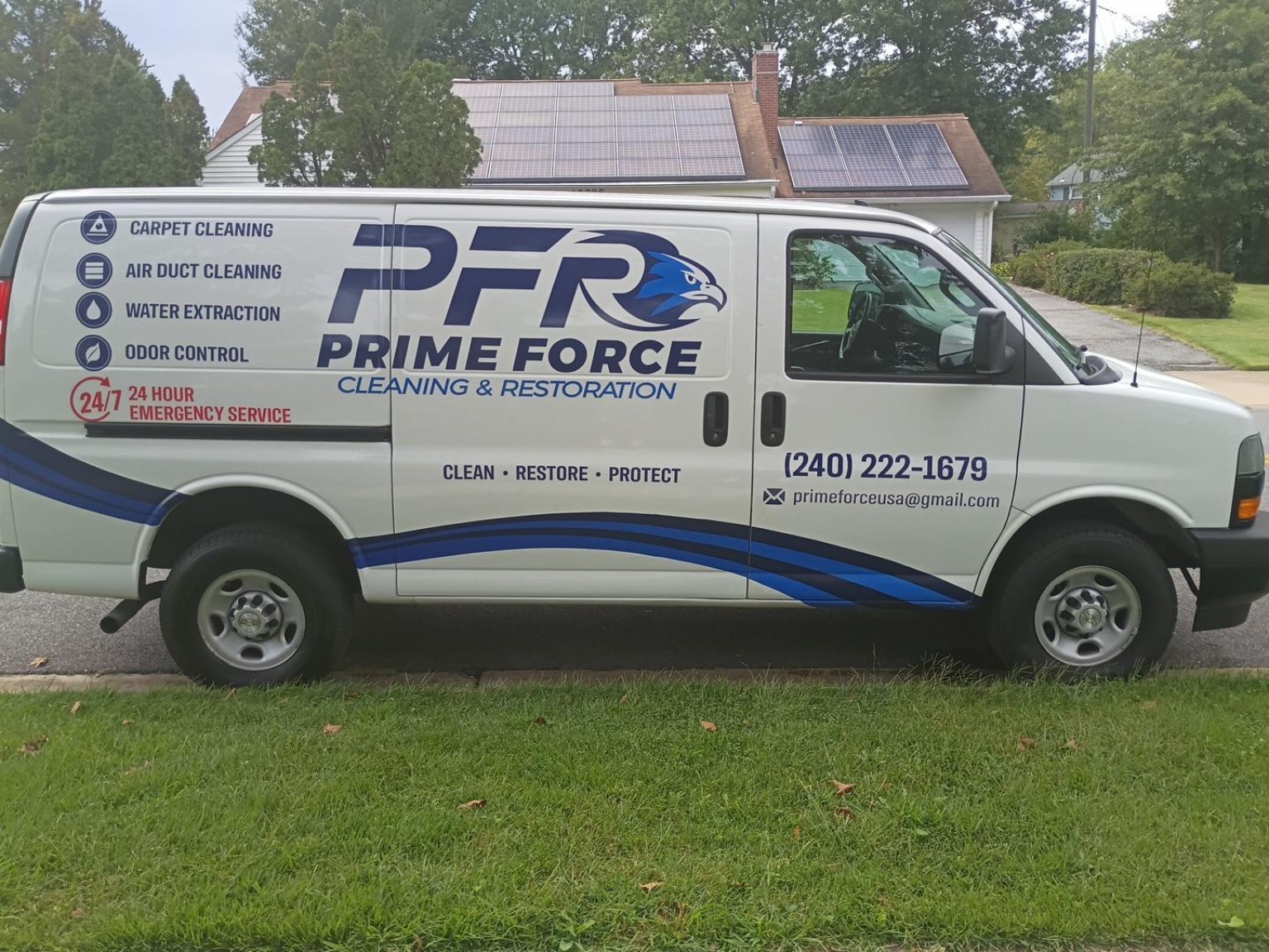 Prime Force PFR service van side